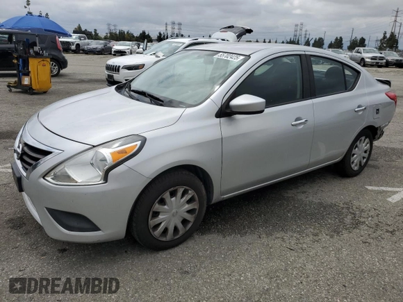 2015 Nissan Versa SV with VIN 3N1CN7APXFL852437, listed as a Copart auction lot 55702425 with 100,021 mi miles and Salvage title. Bid and sale history available at DreamBid. Image 1.