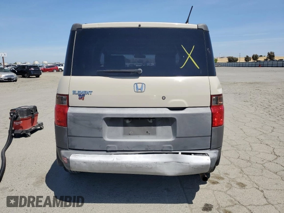 2005 Honda Element LX with VIN 5J6YH18305L000354, listed as a Copart auction lot 55852545 with 184,468 mi miles and Clean Title. Bid and sale history available at DreamBid. Image 6.