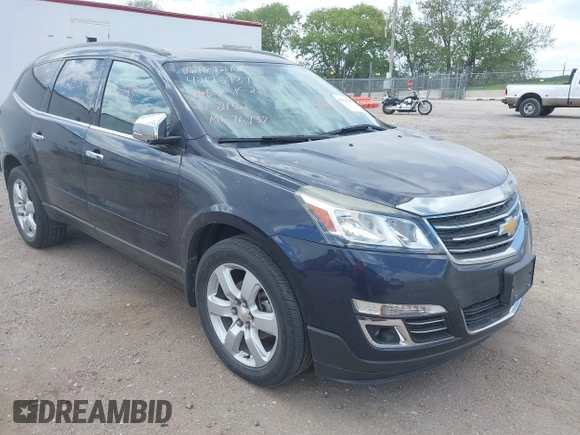 2016 Chevrolet Traverse LT z VIN 1GNKVGKD1GJ342152, wystawiony jako IAAI lot #42176937 z przebiegiem 76 739 mil mil oraz . Historia ofert i sprzedaży dostępna na DreamBid. Obrazek 1.