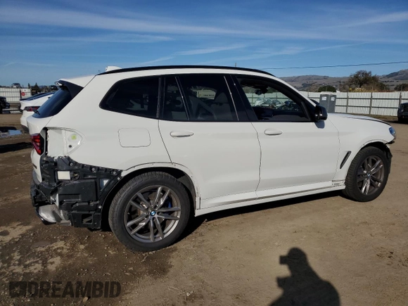 2020 BMW X3 M40i with VIN 5UXTY9C09L9B31399, listed as a Copart auction lot 87004624 with Not Provided miles and Salvage Title. Bid and sale history available at DreamBid. Image 3.