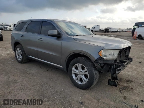 2012 Dodge Durango SXT with VIN 1C4RDHAG9CC335430, listed as a Copart auction lot 55495995 with 210,063 mi miles and Salvage title. Bid and sale history available at DreamBid. Image 4.