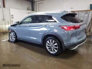 2022 Infiniti QX50 LUXE with VIN 3PCAJ5BB1NF113221, listed as a Copart auction lot 83482814 with 29,274 mi miles and Salvage Title. Bid and sale history available at carsss.com. Image 2.
