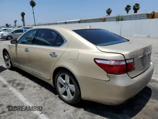 2007 Lexus LS 460 L with VIN JTHGL46F975017318, listed as a Copart auction lot 63524605 with 141,630 mi miles and Salvage title. Bid and sale history available at DreamBid. Image 2.