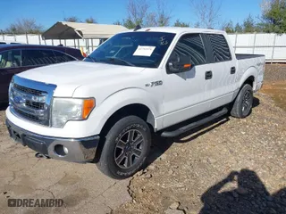 2014 Ford F-150 XL with VIN 1FTFW1EF3EKD63206, listed as a IAAI auction lot 41741571 with 108,400 mi miles. Bid and sale history available at carsss.com. Image 2.