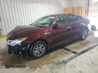 2020 Kia Optima LX with VIN 5XXGT4L36LG431321, listed as a Copart auction lot 59865495 with 112,882 mi miles and Salvage title. Bid and sale history available at DreamBid. Image 1.