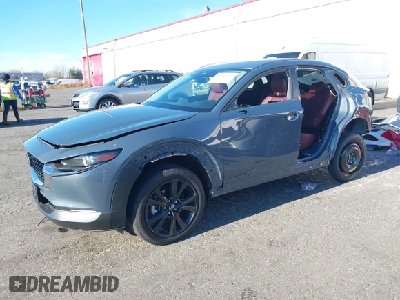 2024 Mazda CX-30 2.5 S Carbon Edition with VIN 3MVDMBCM2RM621362, listed as a IAAI auction lot 41265643 with 4,095 mi miles. Bid and sale history available at carsss.com. Image 20.