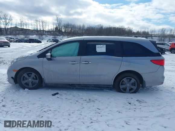 2022 Honda Odyssey EX with VIN 5FNRL6H51NB052313, listed as a IAAI auction lot 41544931 with 38,057 mi miles and . Bid and sale history available at DreamBid. Image 14.
