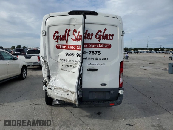 2018 Ford Transit with VIN 1FTYR2CM7JKA03177, listed as a Copart auction lot 74734674 with 216,692 mi miles and Salvage Title. Bid and sale history available at carsss.com. Image 6.