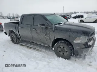 2023 Ram 1500 Tradesman with VIN 3C6RR7KGXPG620657, listed as a Copart auction lot 84098114 with 11,791 mi miles and Salvage title. Bid and sale history available at DreamBid. Image 4.