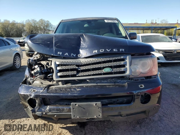 2007 Land Rover Range Rover Sport HSE with VIN SALSK25417A992754, listed as a Copart auction lot 54799865 with 175,208 mi miles and Salvage title. Bid and sale history available at DreamBid. Image 5.