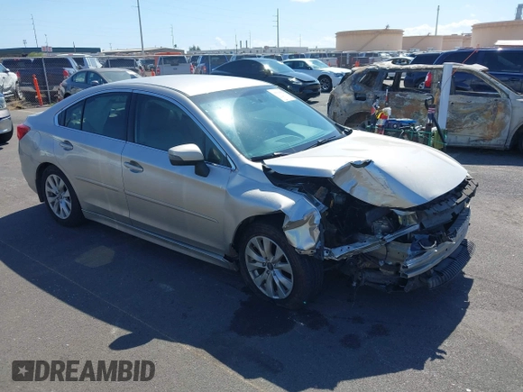 2016 Subaru Legacy 2.5i Premium with VIN 4S3BNAF62G3041864, listed as a IAAI auction lot 41516582 with 121,061 mi miles. Bid and sale history available at carsss.com. Image 1.