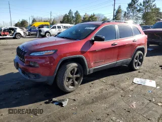 2016 Jeep Cherokee Sport with VIN 1C4PJMAS1GW344821, listed as a Copart auction lot 89209175 with 100,316 mi miles and Salvage Title. Bid and sale history available at carsss.com. Image 1.