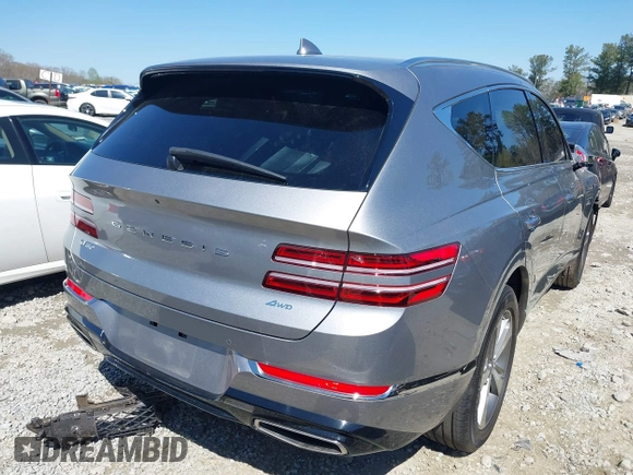 2023 Genesis GV80 z VIN KMUHBDSB2PU127612, wystawiony jako IAAI lot #41870279 z przebiegiem 30 585 mil mil oraz . Historia ofert i sprzedaży dostępna na DreamBid. Obrazek 4.