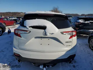 2020 Acura RDX w/Technology Pkg with VIN 5J8TC2H50LL030989, listed as a Copart auction lot 46087465 with 61,533 mi miles and Salvage Title. Bid and sale history available at carsss.com. Image 6.