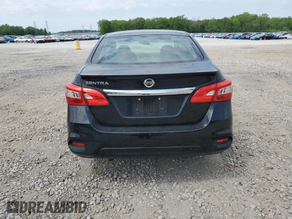 2017 Nissan Sentra SV with VIN 3N1AB7AP1HY349403, listed as a Copart auction lot 53557035 with 105,915 mi miles and Salvage Title. Bid and sale history available at carsss.com. Image 6.
