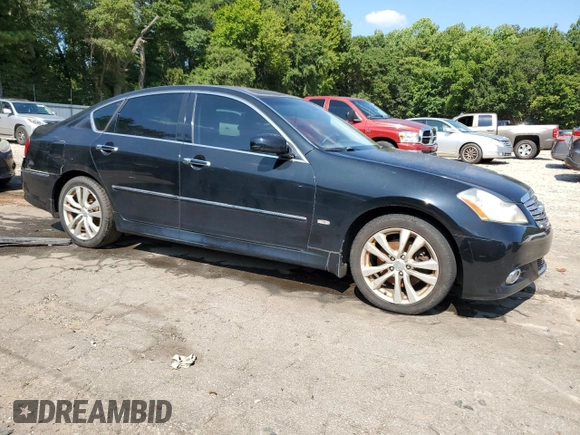 2008 Infiniti M with VIN JNKBY01E98M500804, listed as a Copart auction lot 41509905 with 180,739 mi miles and Non repairable. Bid and sale history available at DreamBid. Image 4.