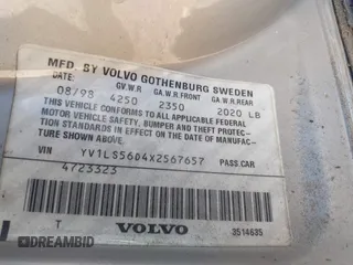 1999 Volvo S70 z VIN YV1LS56D4X2567657, wystawiony jako IAAI lot #41383089 z przebiegiem Nie podano mil oraz . Historia ofert i sprzedaży dostępna na DreamBid. Obrazek 9.