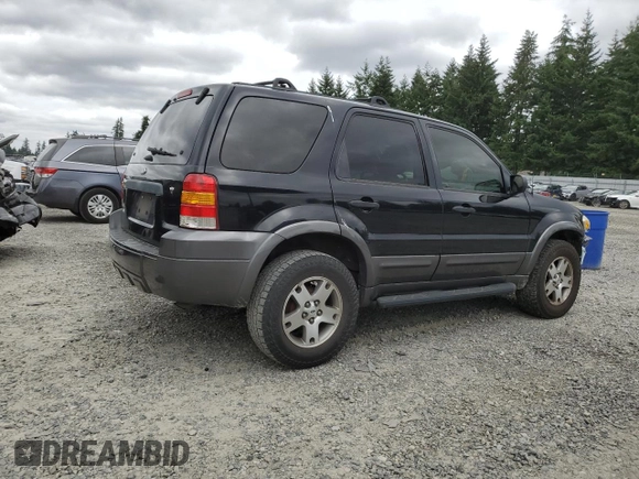 2005 Ford Escape XLT with VIN 1FMYU03165KB36801, listed as a Copart auction lot 61978705 with 217,658 mi miles and Salvage title. Bid and sale history available at DreamBid. Image 3.