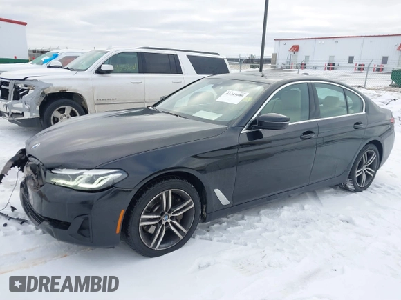 2021 BMW 5 Series 530i xDrive with VIN WBA13BJ09MWX05336, listed as a IAAI auction lot 41349089 with 35,085 mi miles and . Bid and sale history available at DreamBid. Image 2.