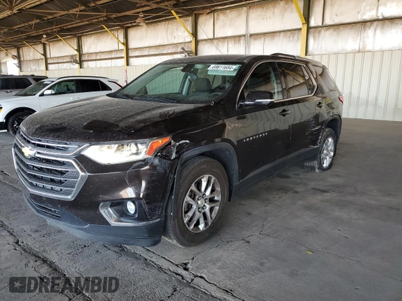 2018 Chevrolet Traverse LT Cloth with VIN 1GNERGKW0JJ221381, listed as a Copart auction lot 69611654 with 116,127 mi miles and Salvage Title. Bid and sale history available at carsss.com. Image 1.
