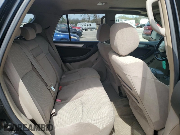 2005 Toyota 4Runner SR5 with VIN JTEBT14R658023222, listed as a Copart auction lot 50920185 with 209,033 mi miles and Salvage Title. Bid and sale history available at DreamBid. Image 11.