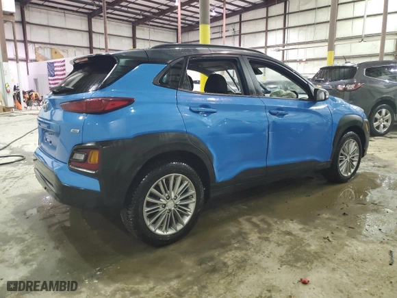 2019 Hyundai Kona SEL with VIN KM8K2CAA8KU199351, listed as a Copart auction lot 45726445 with 68,974 mi miles and Salvage Title. Bid and sale history available at carsss.com. Image 3.