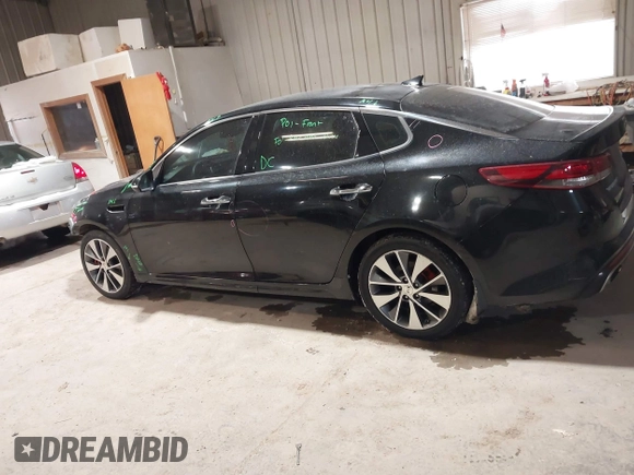 2016 Kia Optima SX Turbo with VIN 5XXGW4L27GG106780, listed as a IAAI auction lot 41586007 with 114,756 mi miles and . Bid and sale history available at carsss.com. Image 15.
