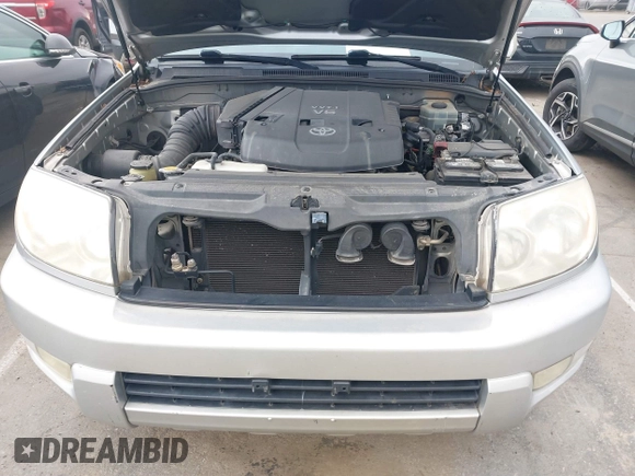 2004 Toyota 4Runner SR5 with VIN JTEBU14R240041579, listed as a IAAI auction lot 41756959 with 267,811 mi miles and . Bid and sale history available at DreamBid. Image 10.