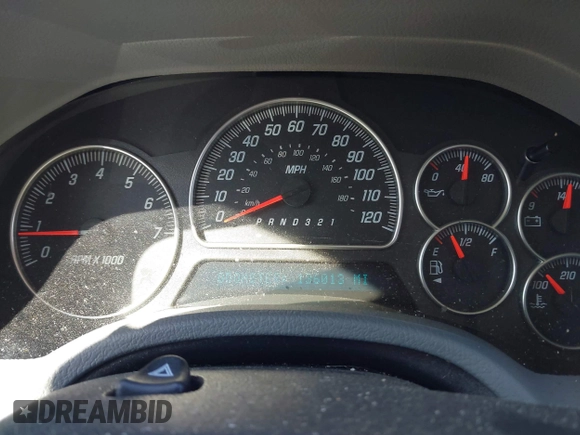 2008 GMC Envoy Denali with VIN 1GKET63M082175769, listed as a IAAI auction lot 41604135 with 136,013 mi miles. Bid and sale history available at carsss.com. Image 7.