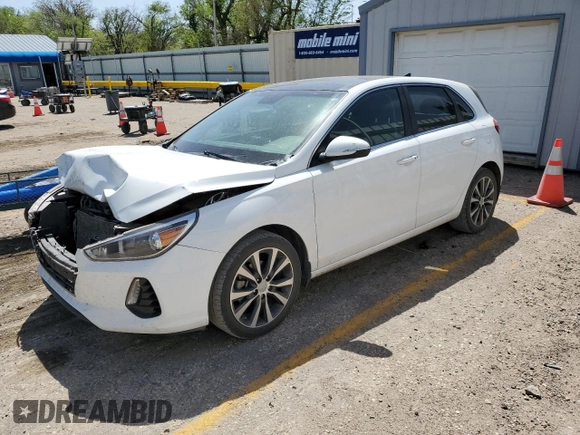 2020 Hyundai Elantra GT with VIN KMHH35LE6LU119808, listed as a Copart auction lot 51030714 with 46,660 mi miles and Clean Title. Bid and sale history available at carsss.com. Image 1.
