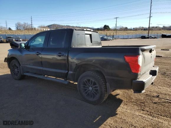 2019 Nissan Titan SV with VIN 1N6AA1E54KN533502, listed as a Copart auction lot 47489765 with 57,634 mi miles and Salvage Title. Bid and sale history available at carsss.com. Image 2.