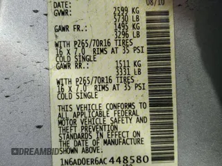 2010 Nissan Frontier SE с VIN 1N6AD0ER6AC448580, выставлен на аукционе Copart как лот 52199225 с пробегом 140 093 миль миль и Списание • Salvage title. История ставок и продаж доступна на DreamBid. Изображение 14.