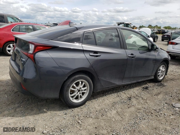 2019 Toyota Prius L Eco with VIN JTDKARFU2K3081959, listed as a Copart auction lot 51679145 with 99,355 mi miles and Salvage Title. Bid and sale history available at carsss.com. Image 3.