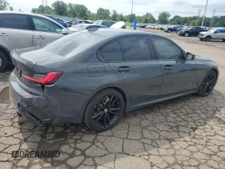 2022 BMW 3 Series M340i xDrive with VIN WBA5U9C07NFM06921, listed as a Copart auction lot 64725683 with 16,994 mi miles and . Bid and sale history available at DreamBid. Image 3.