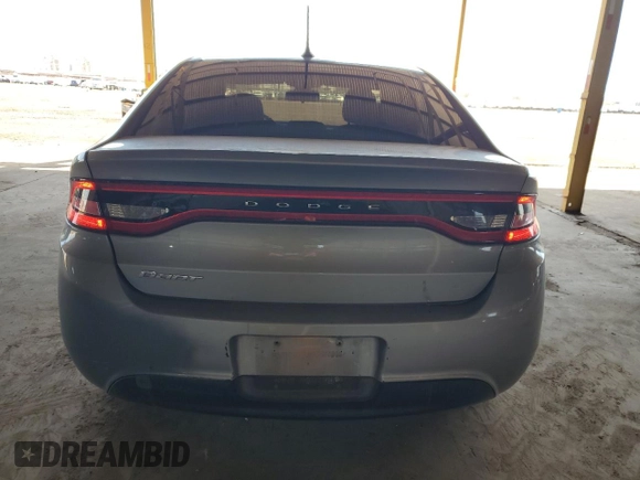 2016 Dodge Dart SE with VIN 1C3CDFAA0GD555596, listed as a Copart auction lot 53058425 with 143,059 mi miles and Salvage Title. Bid and sale history available at carsss.com. Image 6.
