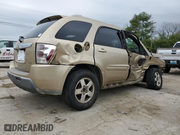2006 Chevrolet Equinox LT with VIN 2CNDL73F966078810, listed as a Copart auction lot 47037185 with 0 mi miles and Non Repairable. Bid and sale history available at carsss.com. Image 3.