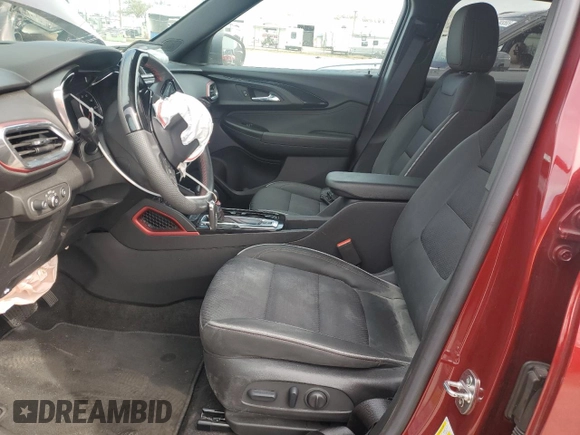 2023 Chevrolet TrailBlazer RS with VIN KL79MTSLXPB069701, listed as a Copart auction lot 47890305 with 16,539 mi miles and Salvage Title. Bid and sale history available at DreamBid. Image 7.
