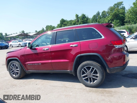 2020 Jeep Grand Cherokee Limited with VIN 1C4RJFBG3LC115535, listed as a IAAI auction lot 42551974 with 53,069 mi miles and . Bid and sale history available at DreamBid. Image 15.