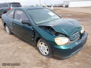 2001 Honda Civic LX with VIN 1HGEM22501L121045, listed as a IAAI auction lot 41739310 with 1 mi miles. Bid and sale history available at carsss.com. Image 1.