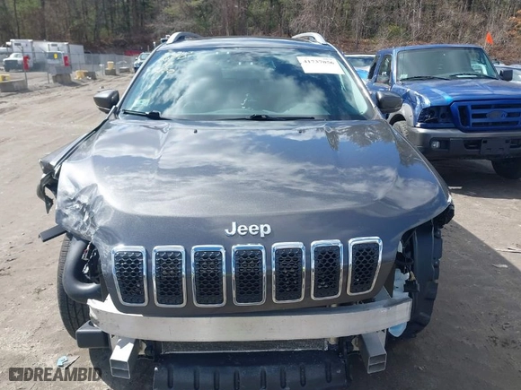 2019 Jeep Cherokee Limited with VIN 1C4PJMDX4KD102214, listed as a IAAI auction lot 41737056 with 58,627 mi miles. Bid and sale history available at carsss.com. Image 12.