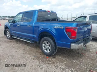 2024 Ford F-150 XLT with VIN 1FTFW3LD1RFA35598, listed as a IAAI auction lot 42087496 with 43,786 mi miles. Bid and sale history available at carsss.com. Image 3.