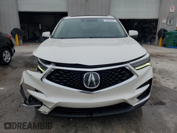 2019 Acura RDX with VIN 5J8TC1H3XKL022552, listed as a Copart auction lot 42450225 with 53,336 mi miles and Salvage Title. Bid and sale history available at carsss.com. Image 5.