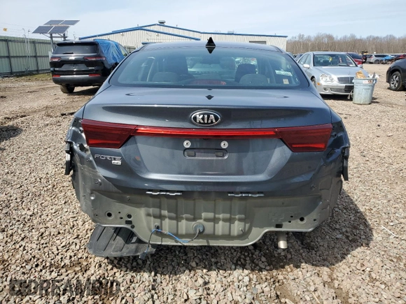 2021 Kia Forte LXS with VIN 3KPF24AD8ME299246, listed as a Copart auction lot 51917355 with 39,295 mi miles and Salvage Title. Bid and sale history available at carsss.com. Image 6.