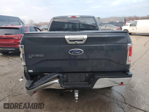 2017 Ford F-150 XL with VIN 1FTFX1EG2HFA44947, listed as a Copart auction lot 85162954 with 138,896 mi miles and Salvage Title. Bid and sale history available at carsss.com. Image 6.
