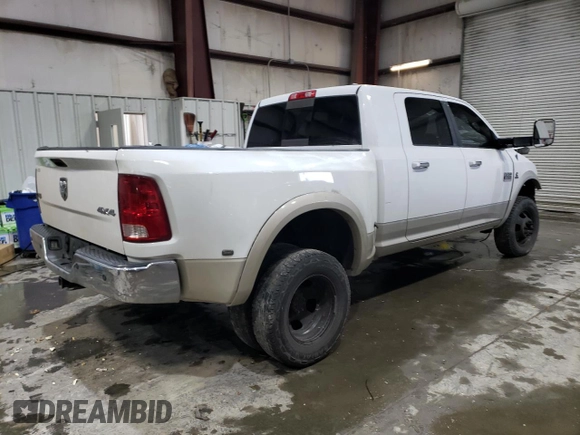 2010 Dodge Ram 3500 Laramie with VIN 3D73Y4HL7AG193326, listed as a Copart auction lot 87431914 with 301,272 mi miles and Salvage Title. Bid and sale history available at carsss.com. Image 3.