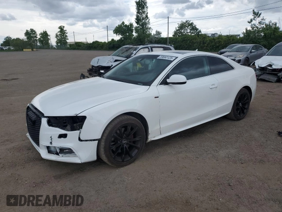 2016 Audi A5 Premium with VIN WAUD2AFR4GA008613, listed as a Copart auction lot 59663125 with 119,525 mi miles and Salvage title. Bid and sale history available at DreamBid. Image 1.