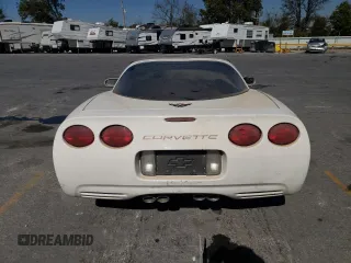 2002 Chevrolet Corvette with VIN 1G1YY22G325105745, listed as a Copart auction lot 76817784 with 130,394 mi miles and Salvage Title. Bid and sale history available at carsss.com. Image 6.