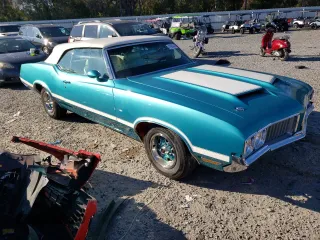 1970 Oldsmobile Cutlass with VIN 342670E151071, listed as a Copart auction lot 41603435 with 204,121 mi miles and Salvage Title. Bid and sale history available at DreamBid. Image 4.