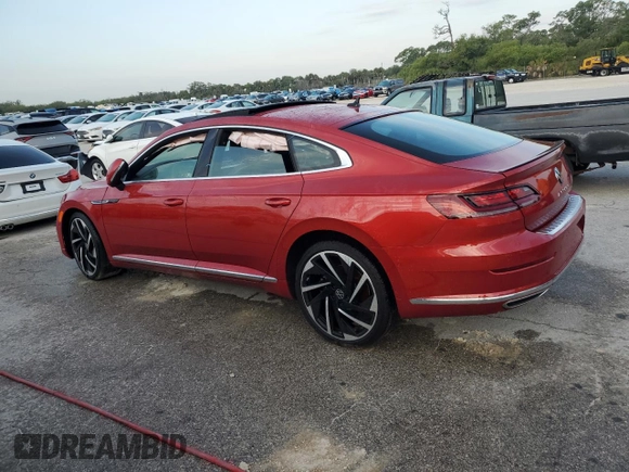 2023 Volkswagen Arteon SEL Premium R-Line with VIN WVWTR7AN2PE015733, listed as a Copart auction lot 46578835 with 17,531 mi miles and Salvage title. Bid and sale history available at DreamBid. Image 2.