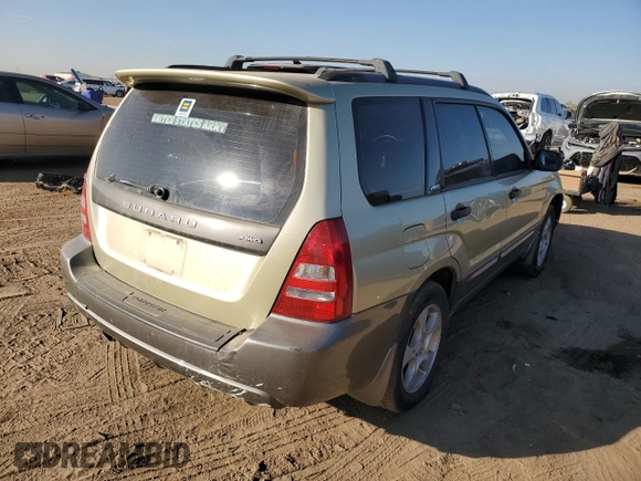 2003 Subaru Forester XS with VIN JF1SG65683G772400, listed as a Copart auction lot 75572134 with 191,166 mi miles and Clean Title. Bid and sale history available at carsss.com. Image 3.